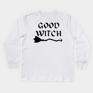 Good Witch Halloween Cute Graphic Design Minimalistic Kids Long Sleeve T-Shirt